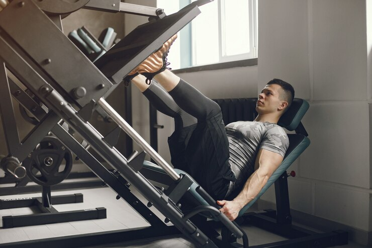 Categoria leg press de Academia Web